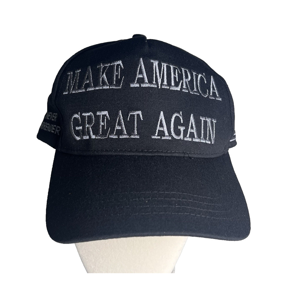 MAGA Hat Make America Great Again Hat Donald Trump Black Cap USA Flag Unbranded